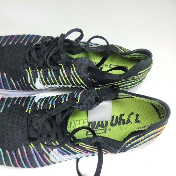 Nike Free Run Flyknit Running Shoe Blue Lagoon Men\'s 12 ~ Model #8310670-003 main image 6